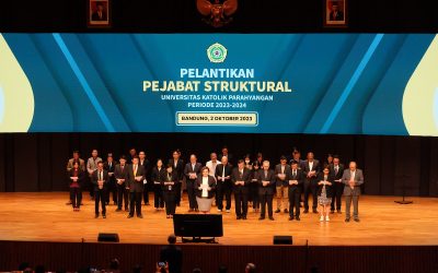 Rector Inaugurates UNPAR Structural Officials for the 2024-2025 and 2024-2027 Terms